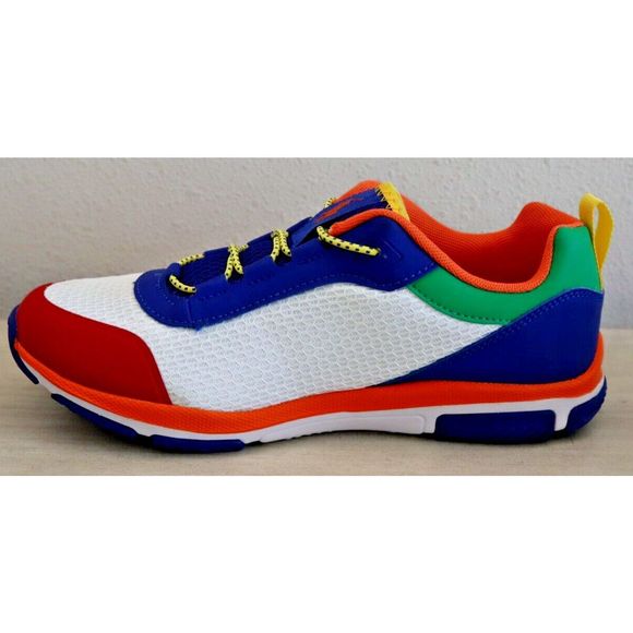 Polo Ralph Lauren RF103784 Men's Sz 7 Women's 8.5 Multicolor Tech Racer Sneakers - Picture 8 of 9